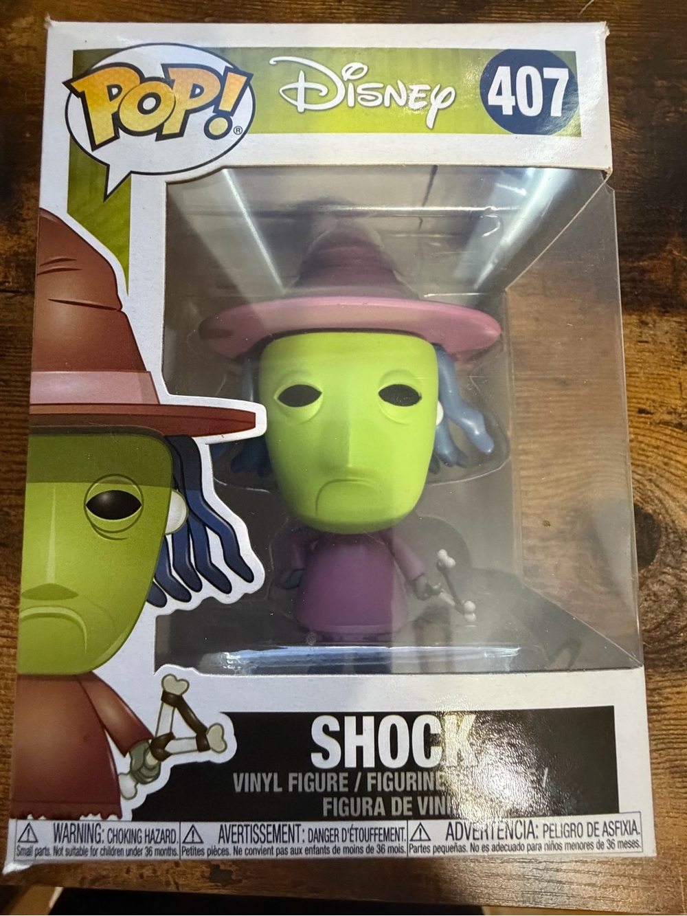 Pop! Disney Nightmare Before Christmas Shock #407 Vinyl Figure Funko Vaulted